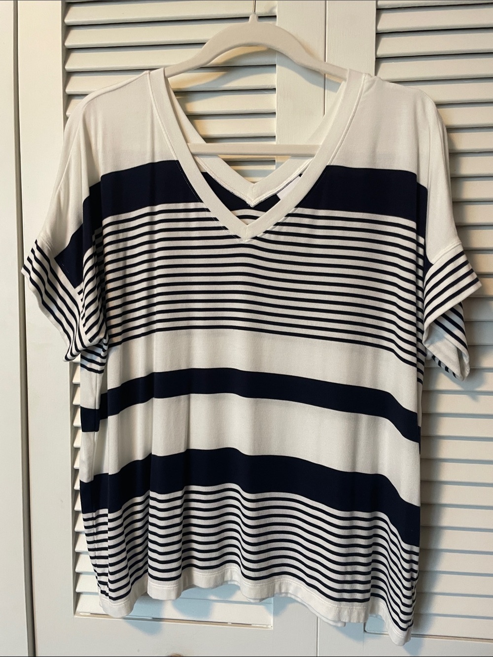 CAbi Striped Sailor Tee